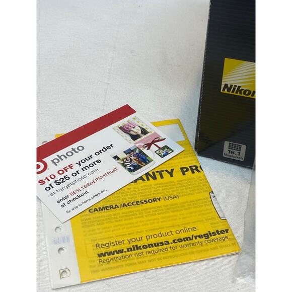 Nikon COOLPIX L320 16.1MP Digital Camera Black 26X Optical Zoom Wide Tested - Picture 9 of 10